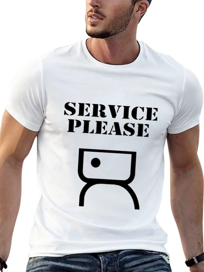 Camiseta Negra Service Please Original