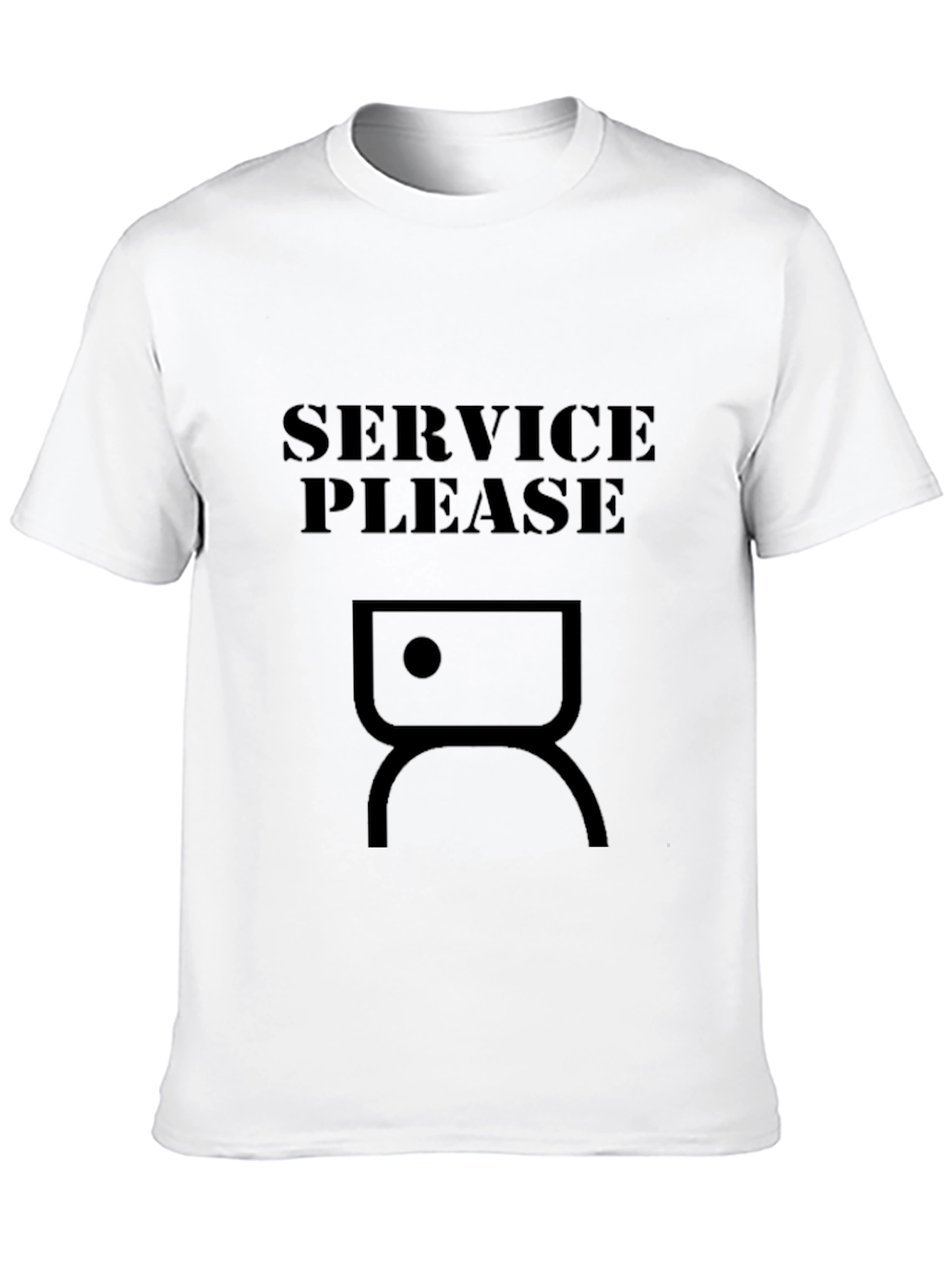 Camiseta Negra Service Please Original