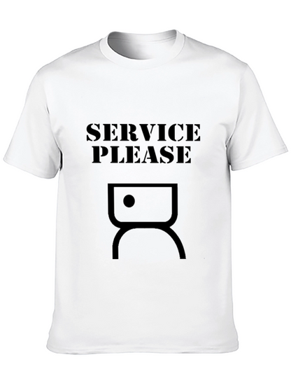 Camiseta Negra Service Please Original