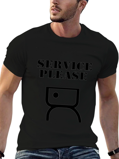 Camiseta Negra Service Please Original