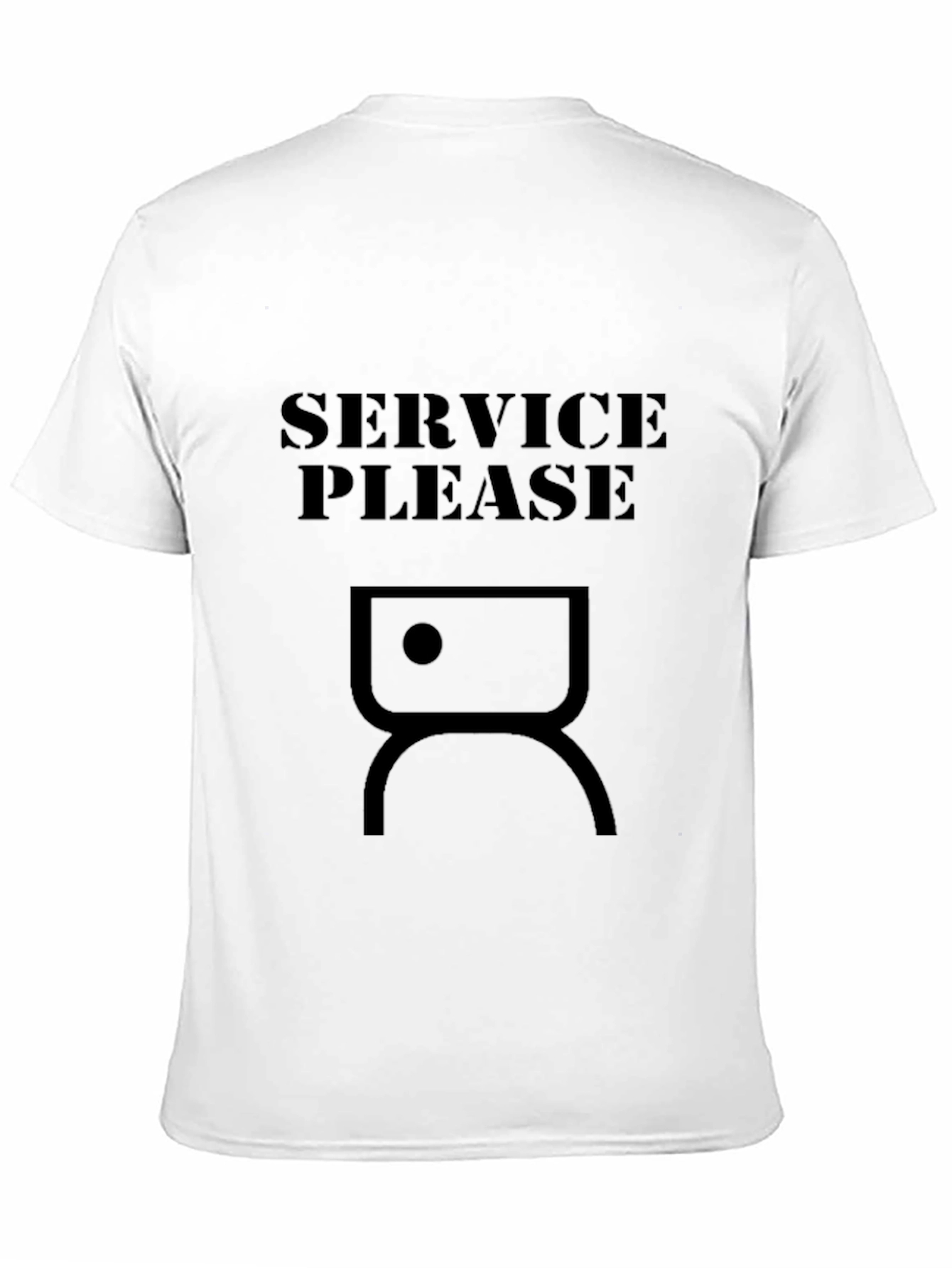 Camiseta Negra Service Please Original