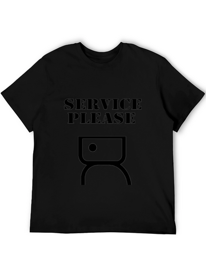 Camiseta Negra Service Please Original