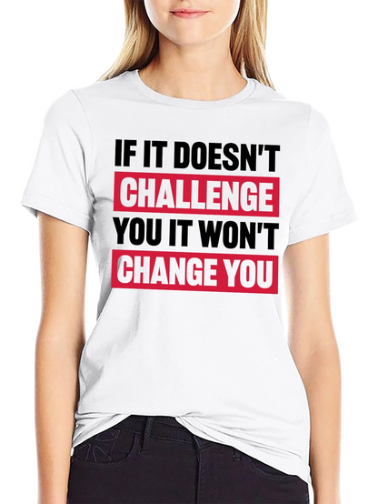Camiseta Negra Motivacional: Desafío y Cambio