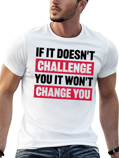 Camiseta Negra Motivacional: Desafío y Cambio