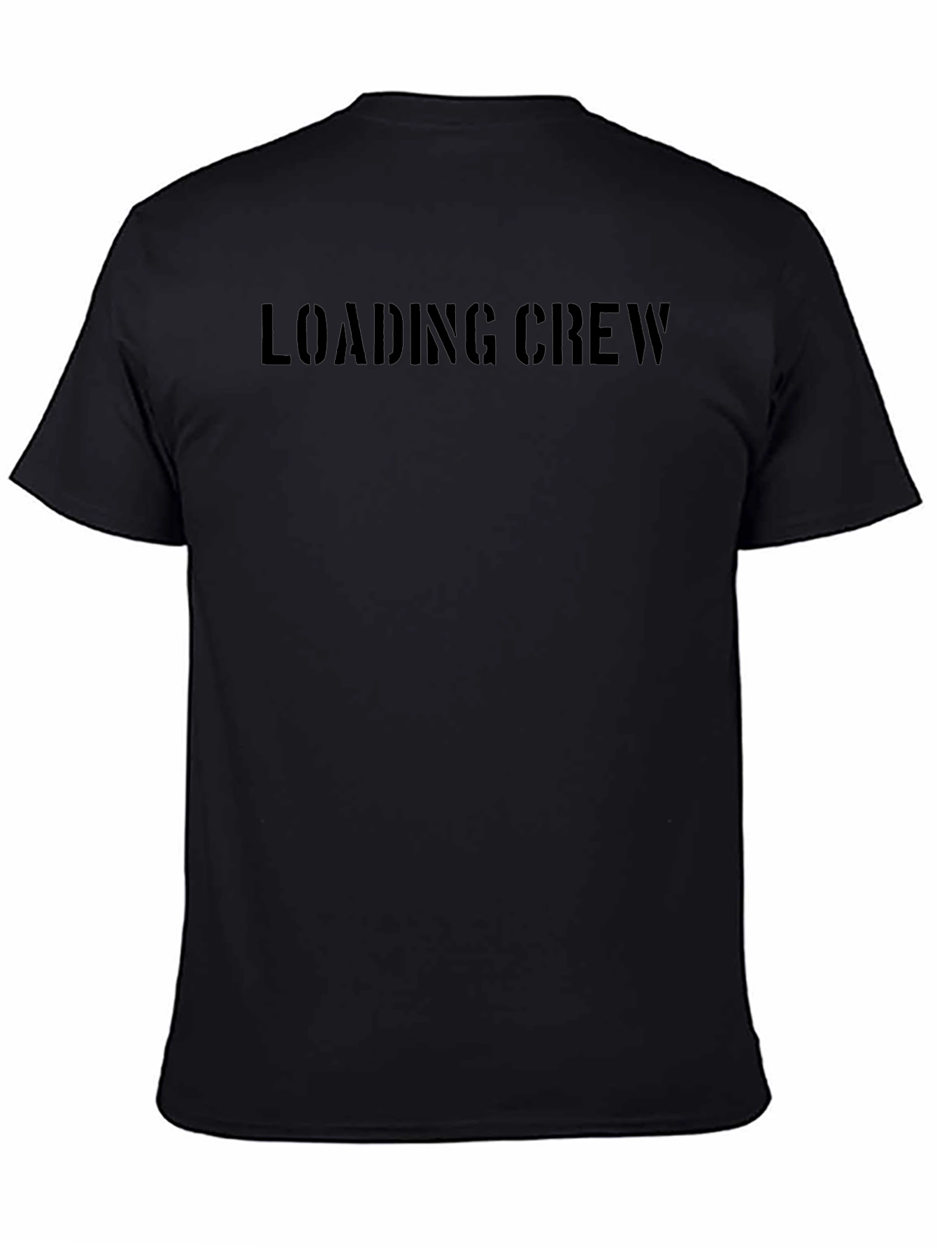 Camiseta Negra Loading Crew para Hombre