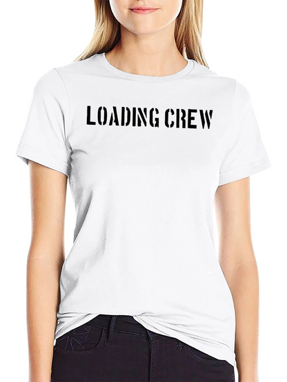 Camiseta Negra Loading Crew para Hombre