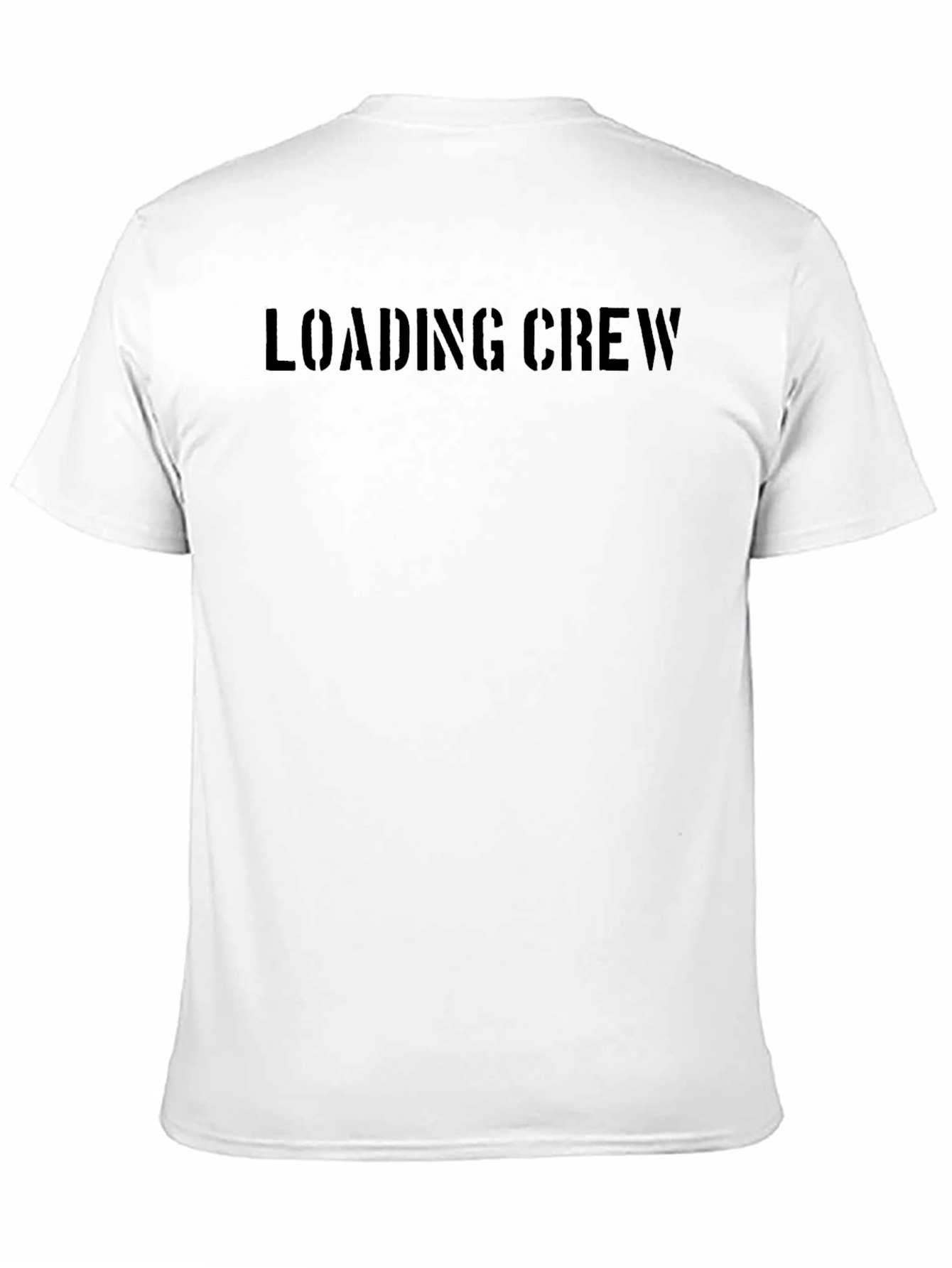 Camiseta Negra Loading Crew para Hombre