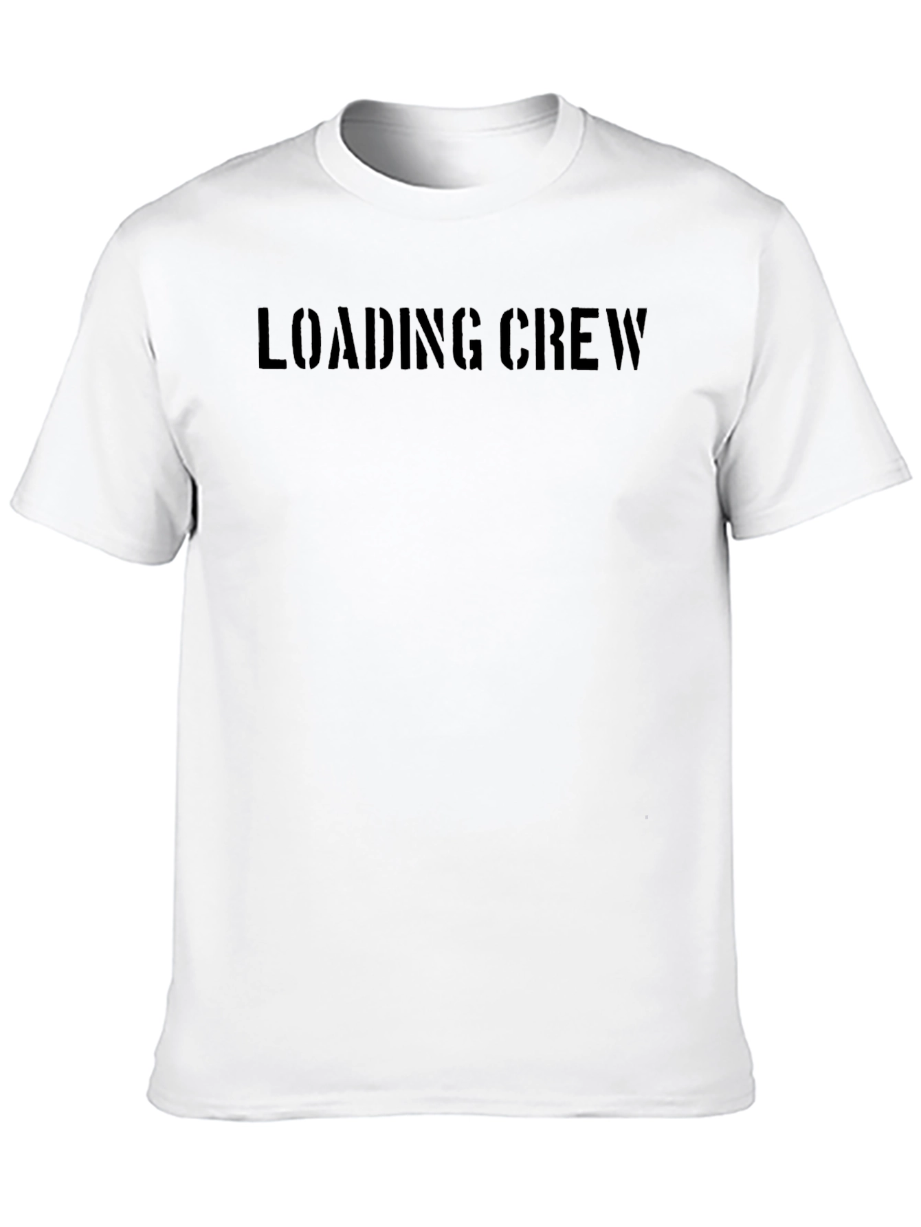 Camiseta Negra Loading Crew para Hombre