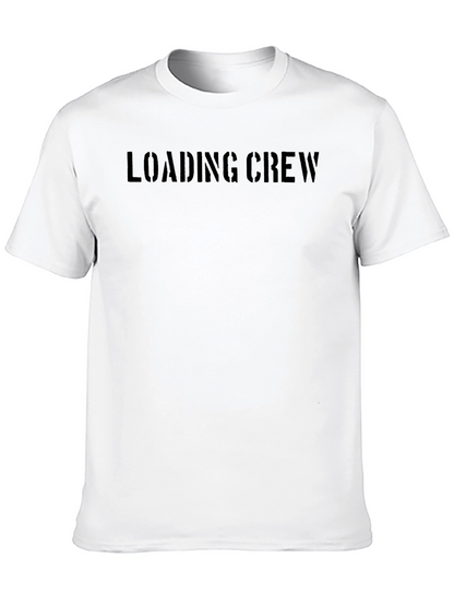 Camiseta Negra Loading Crew para Hombre