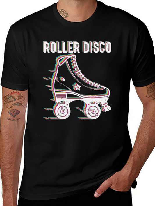 Camiseta Roller Disco Estilo Vintage
