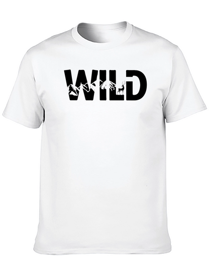 Camiseta Negra Wild para Aventura