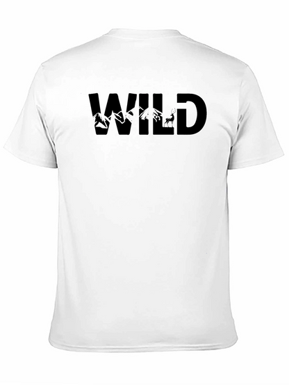 Camiseta Negra Wild para Aventura
