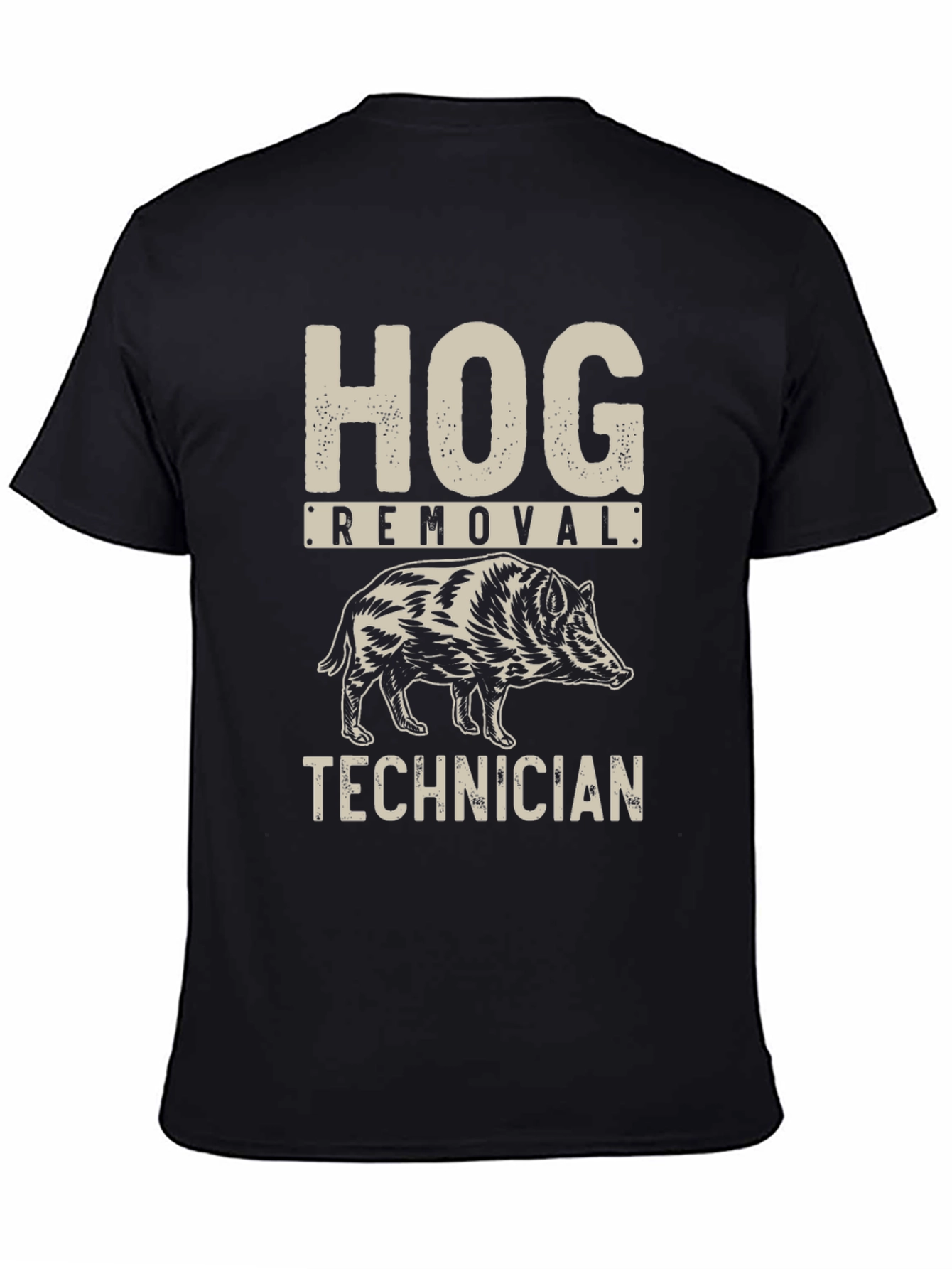 Camiseta Negra Hog Removal Technician
