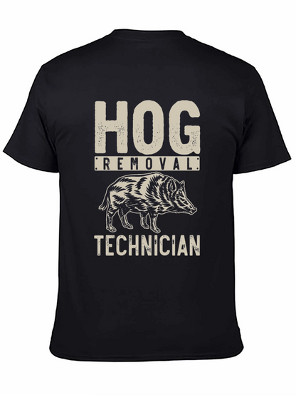 Camiseta Negra Hog Removal Technician
