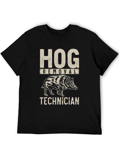 Camiseta Negra Hog Removal Technician