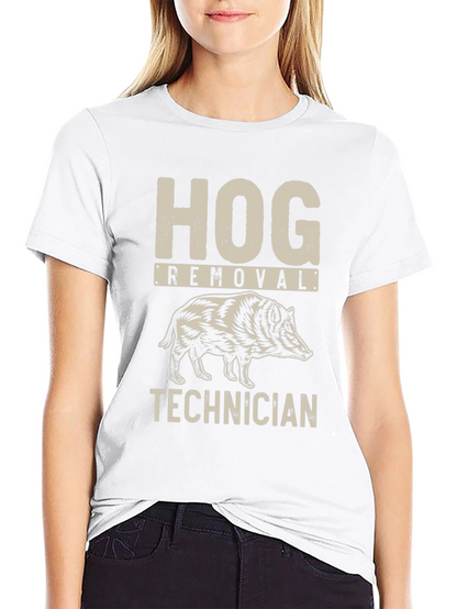 Camiseta Negra Hog Removal Technician