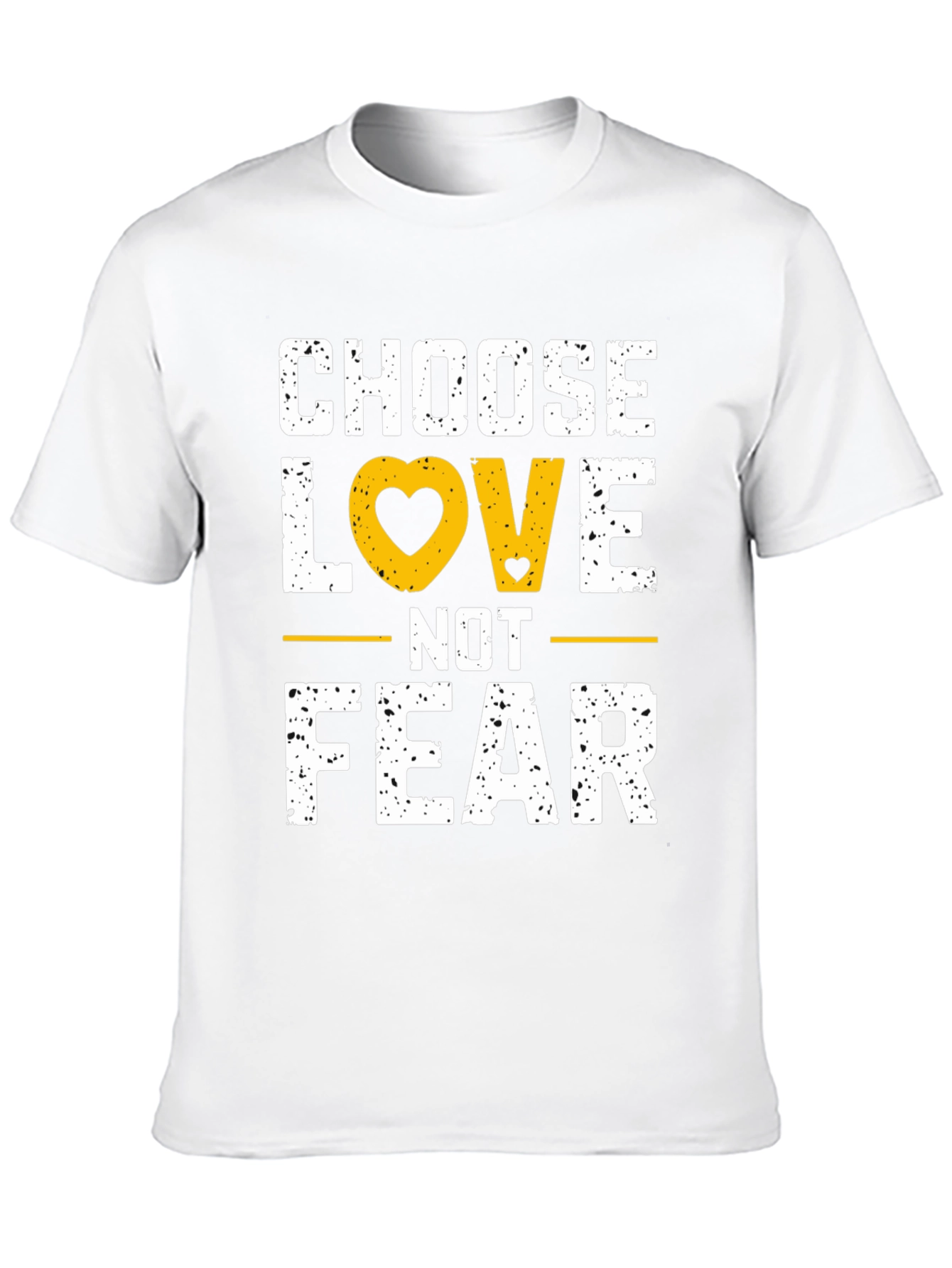Camiseta Negra Elige Amor No Miedo