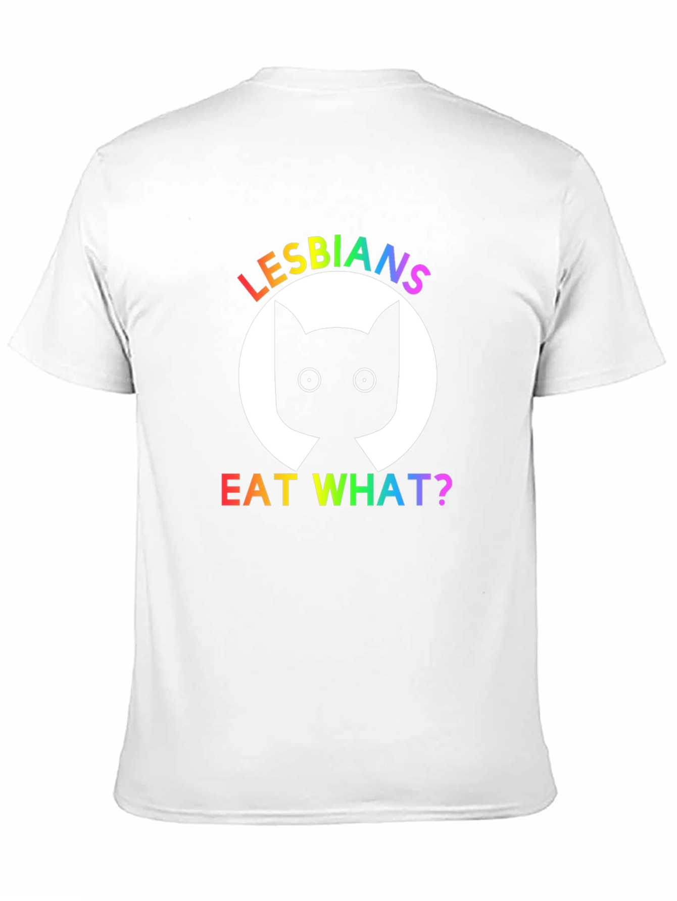 Camiseta Negra Lesbianas Comen Qué?