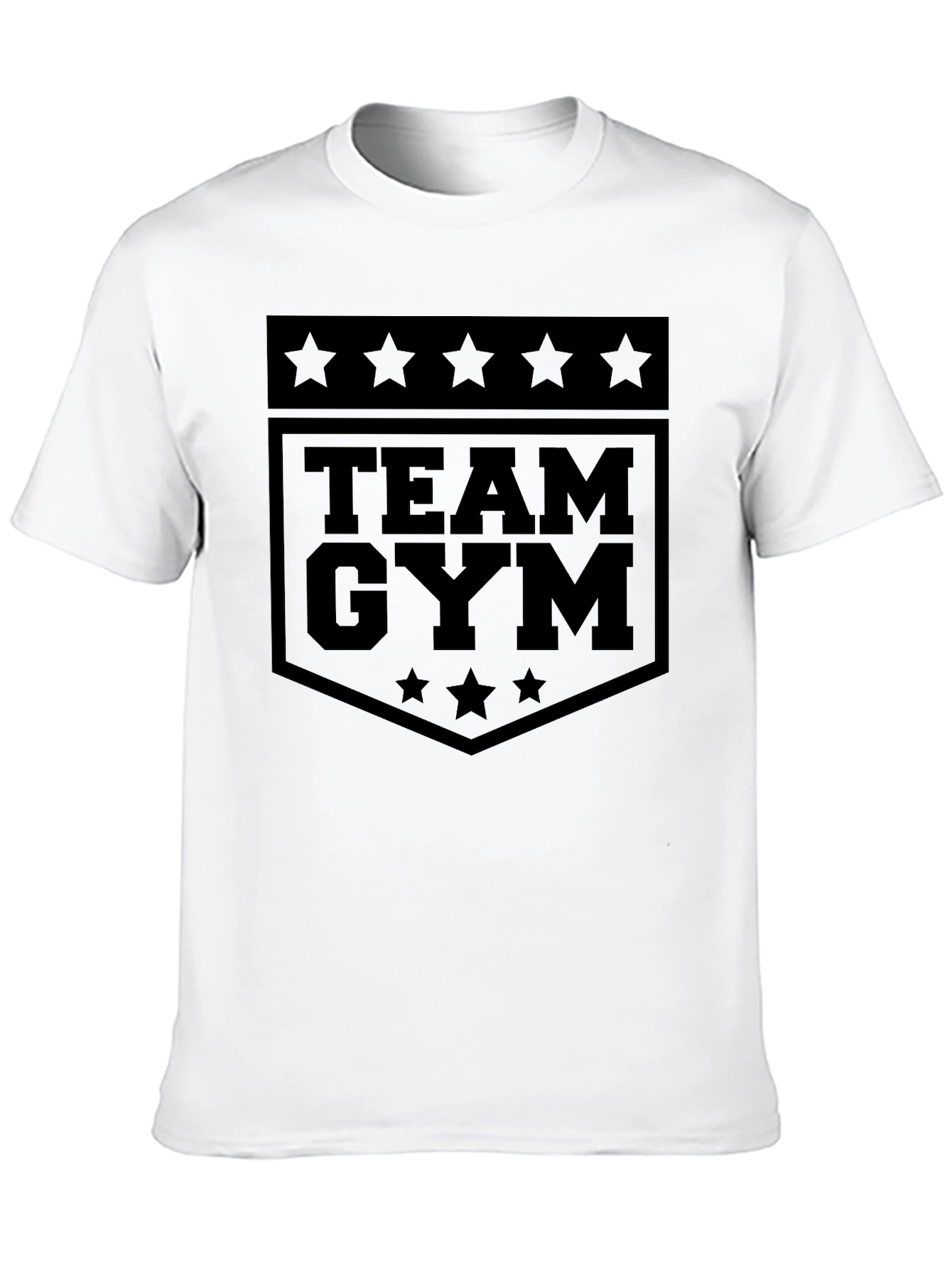 Camiseta Negra Team Gym para Hombre
