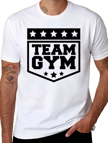 Camiseta Negra Team Gym para Hombre