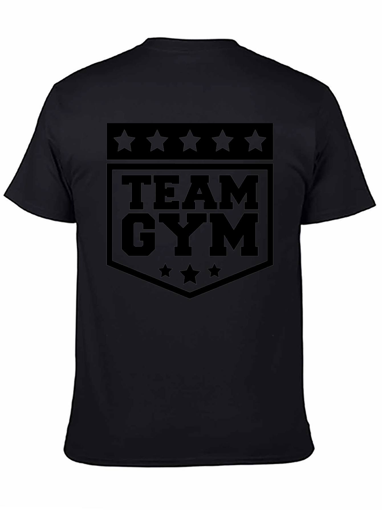Camiseta Negra Team Gym para Hombre
