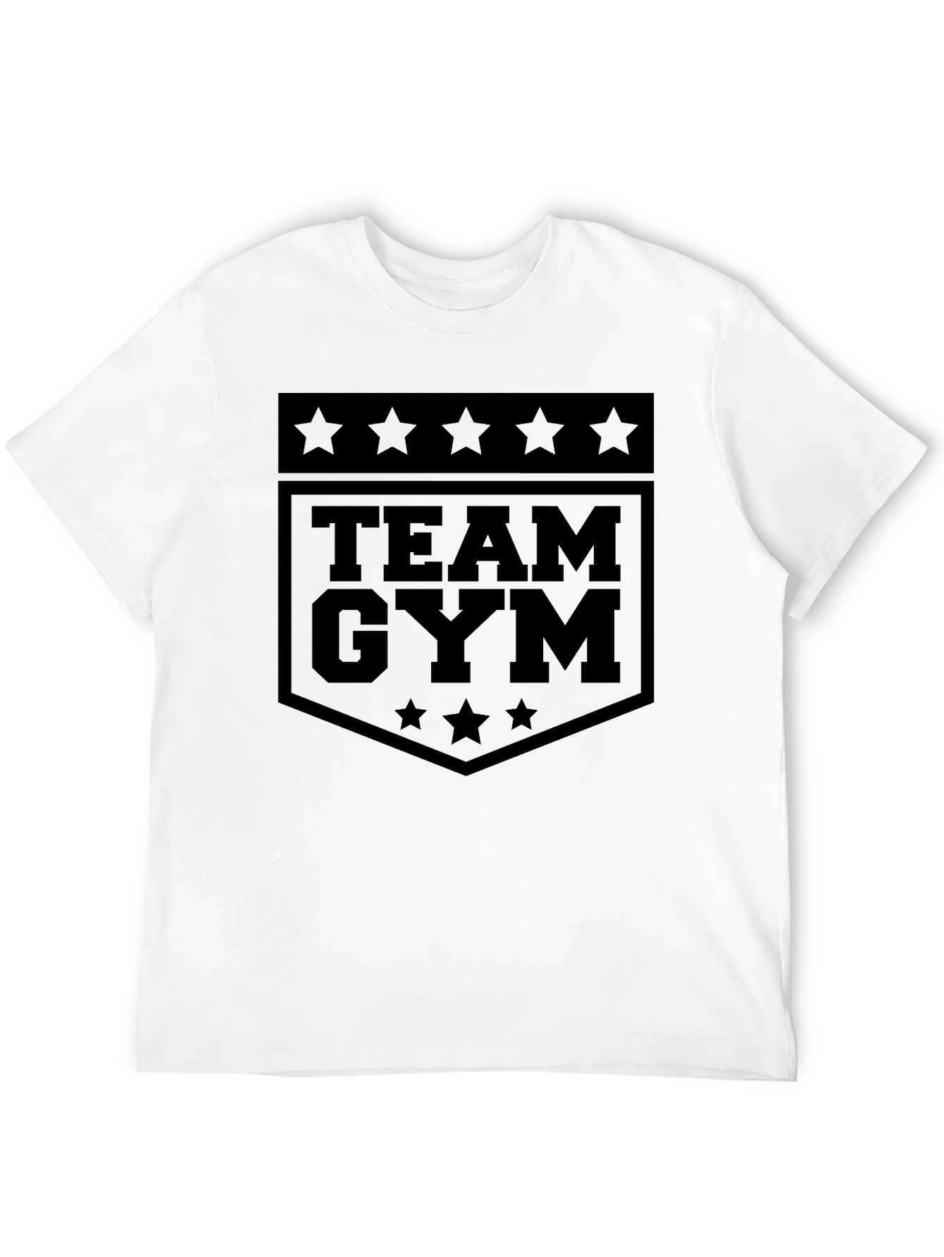 Camiseta Negra Team Gym para Hombre