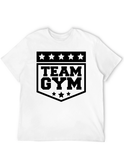 Camiseta Negra Team Gym para Hombre
