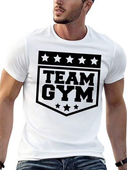 Camiseta Negra Team Gym para Hombre