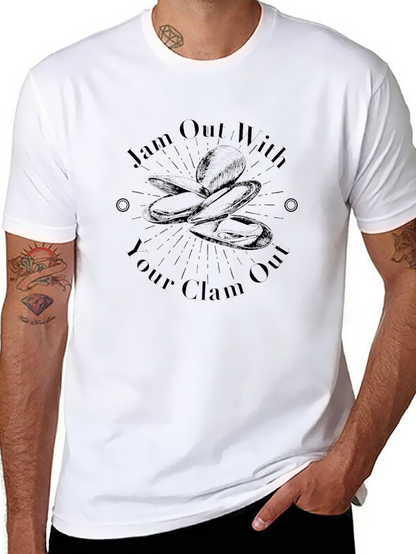 Camiseta Negra Jam Out With Your Clam Out