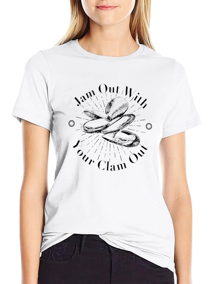 Camiseta Negra Jam Out With Your Clam Out