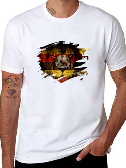 Camiseta Negra León Uganda Diseño Único