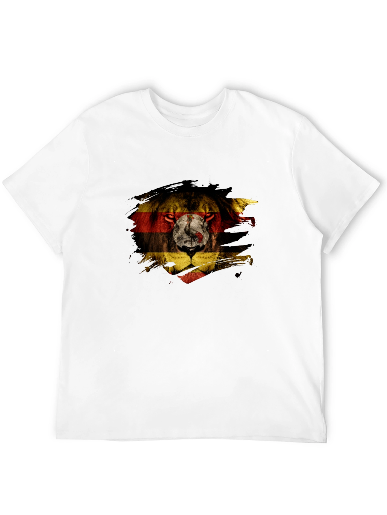 Camiseta Negra León Uganda Diseño Único