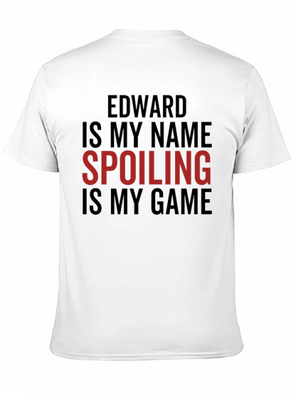 Camiseta Negra: Edward Destruyendo Sorpresas