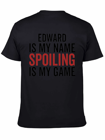 Camiseta Negra: Edward Destruyendo Sorpresas