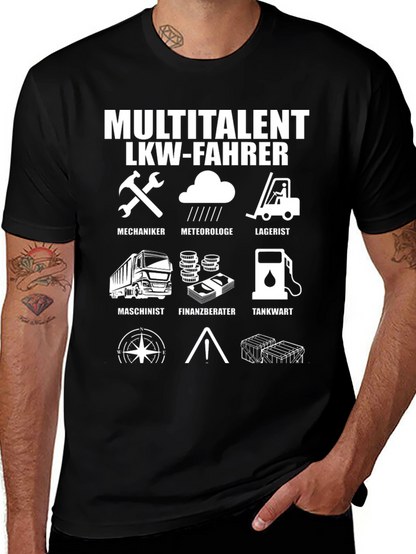 Camiseta Multitalento LKW-Fahrer