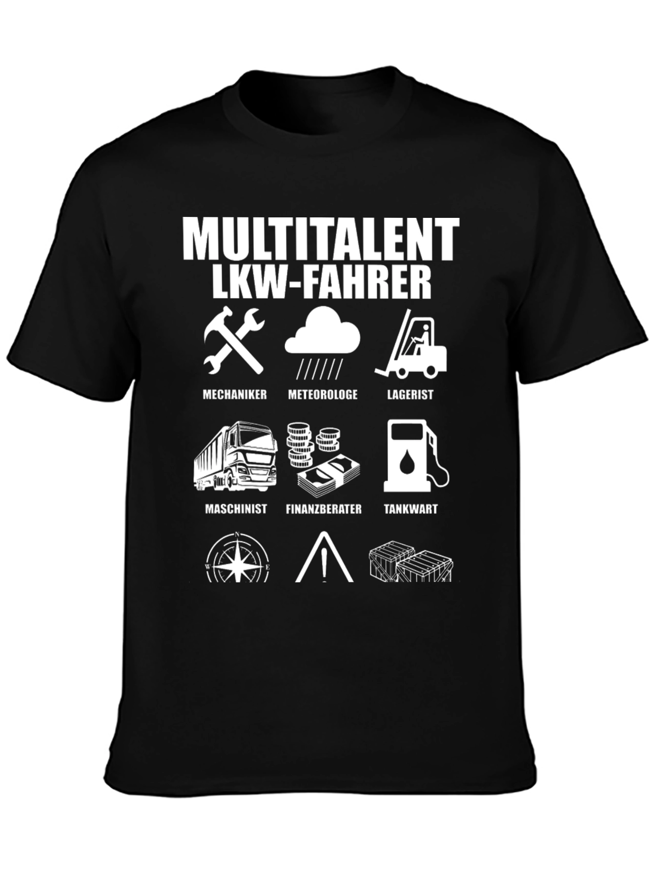Camiseta Multitalento LKW-Fahrer
