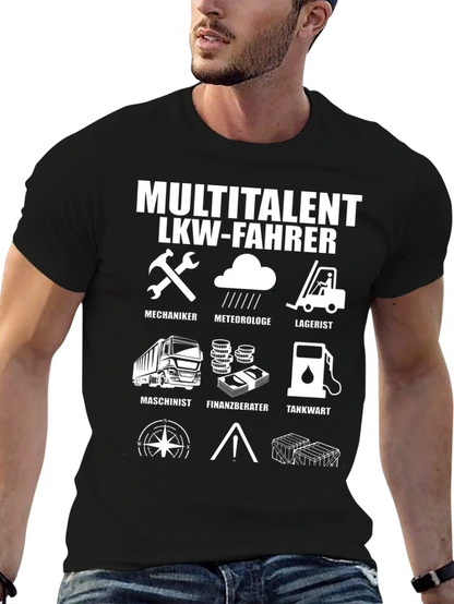 Camiseta Multitalento LKW-Fahrer