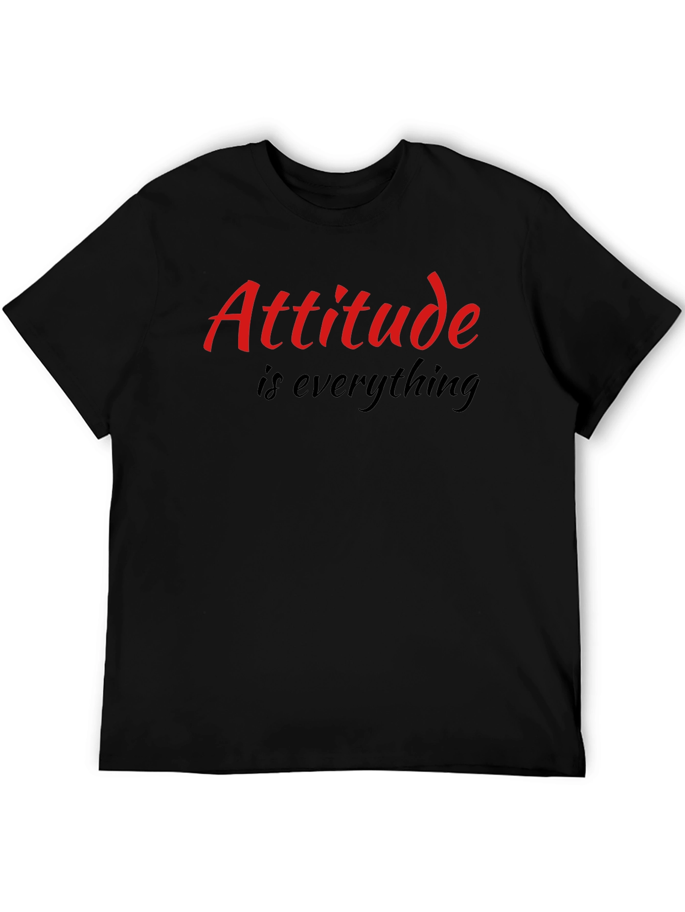 Camiseta Negra Actitud lo es todo