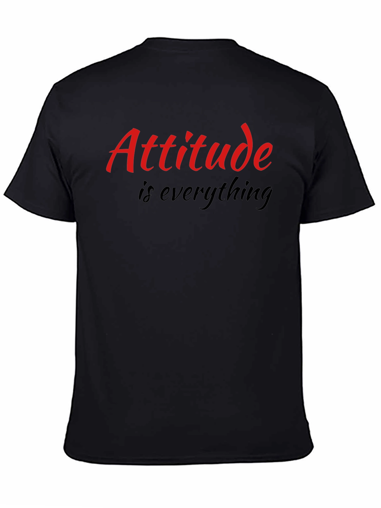 Camiseta Negra Actitud lo es todo