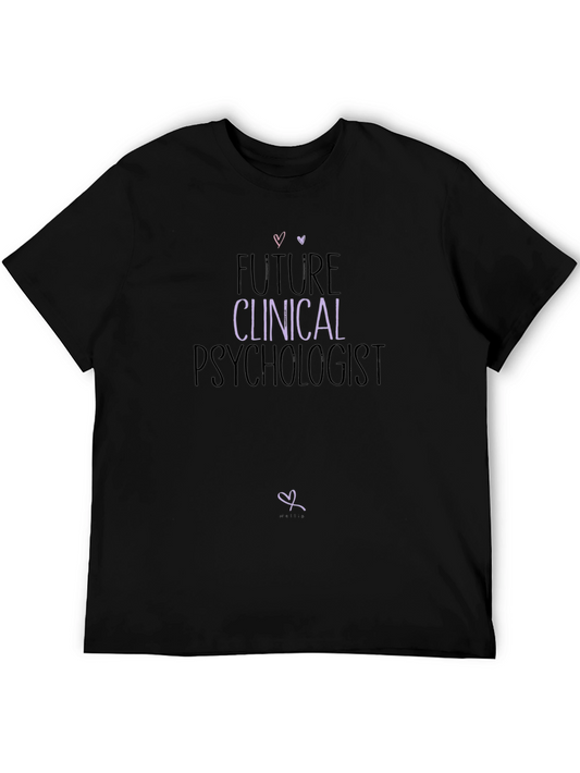 Camiseta Negra Futuro Psicólogo Clínico