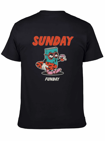 Camiseta Negra Domingo Divertido