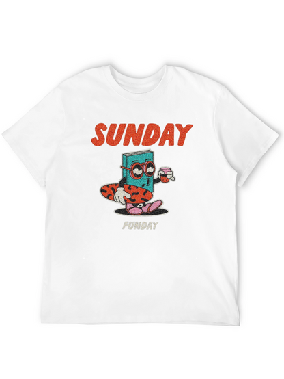 Camiseta Negra Domingo Divertido