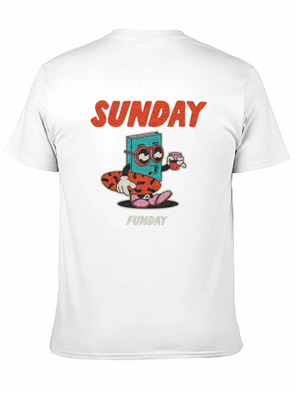 Camiseta Negra Domingo Divertido