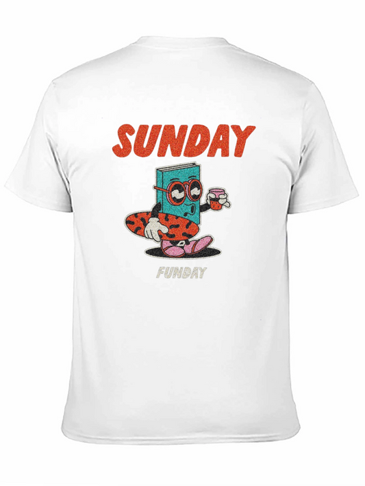 Camiseta Negra Domingo Divertido
