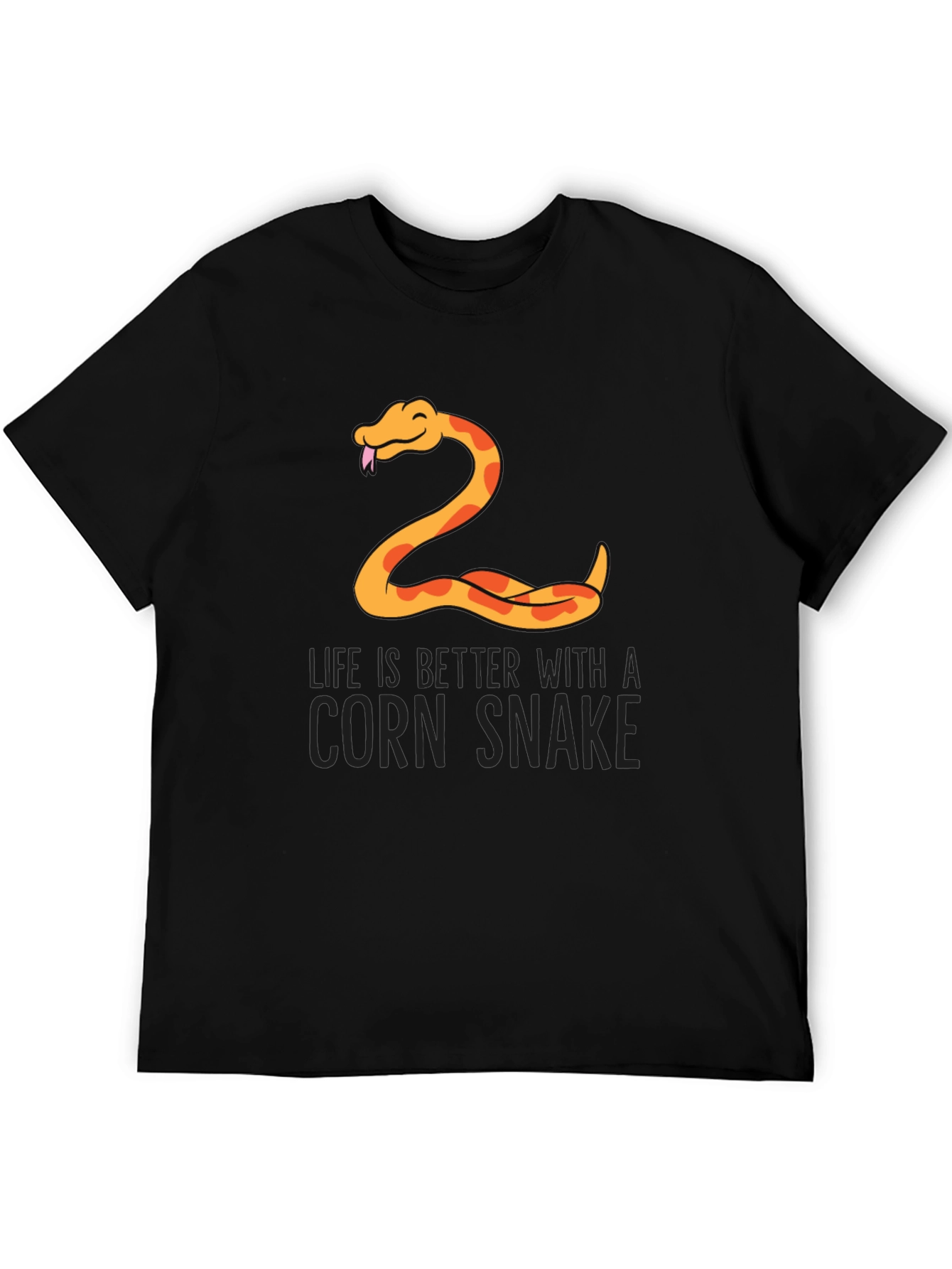 Camiseta Negra Serpiente de Maíz