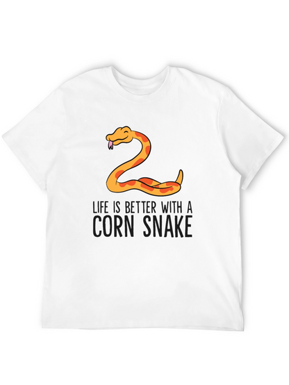 Camiseta Negra Serpiente de Maíz
