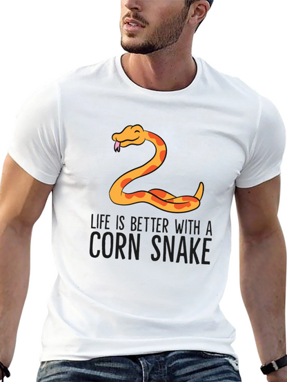 Camiseta Negra Serpiente de Maíz
