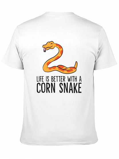 Camiseta Negra Serpiente de Maíz