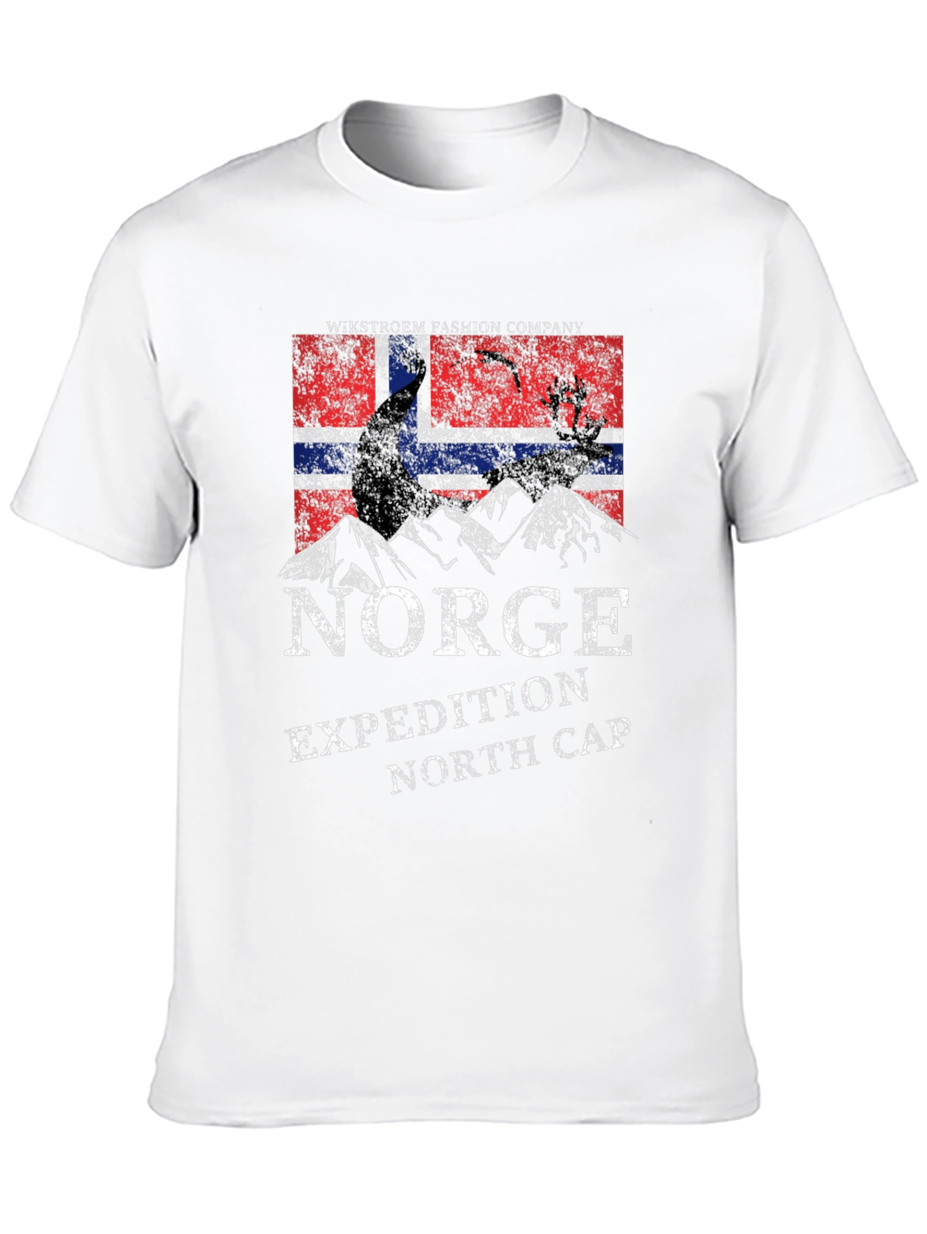Camiseta Negra Norge Expedition North Cap