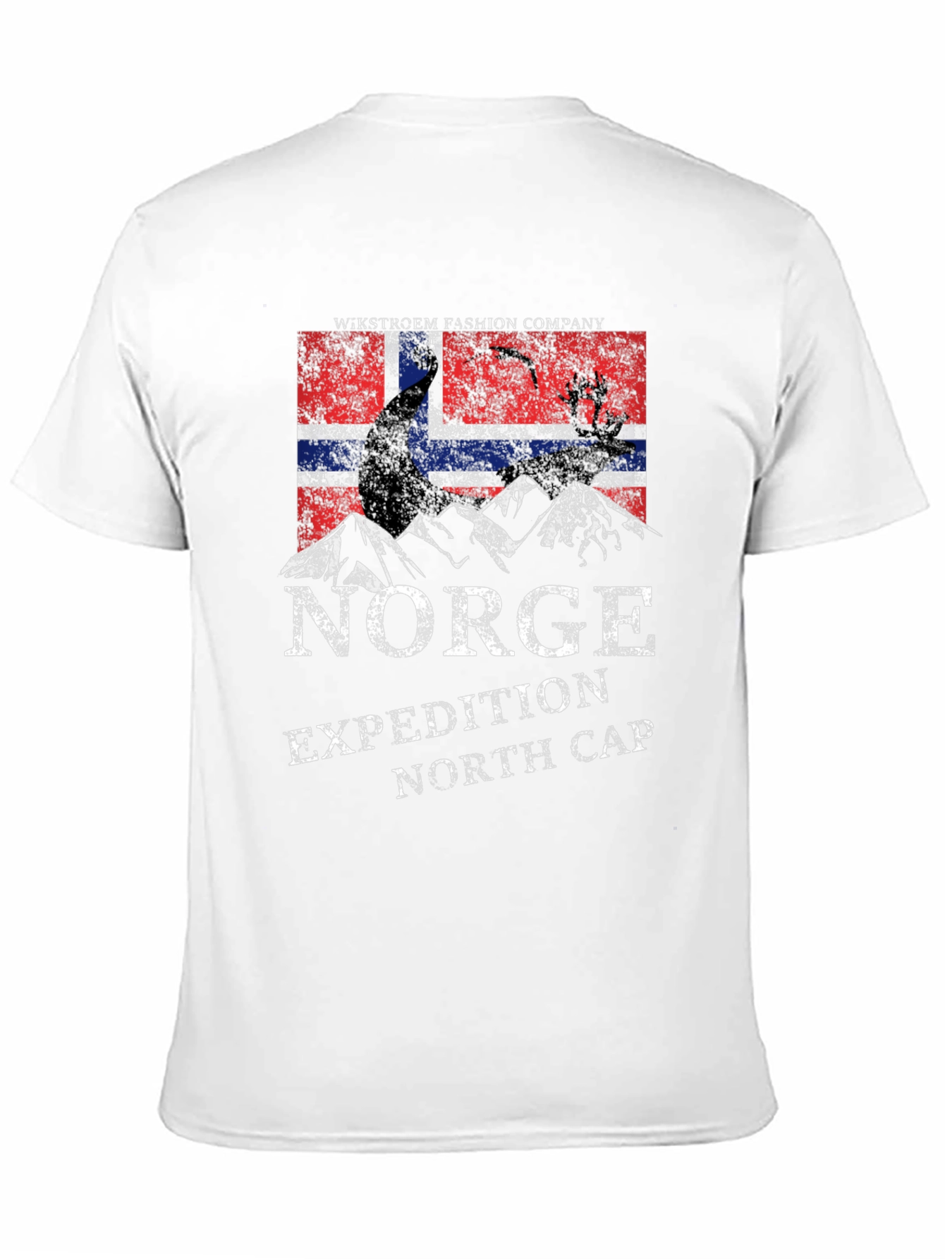 Camiseta Negra Norge Expedition North Cap